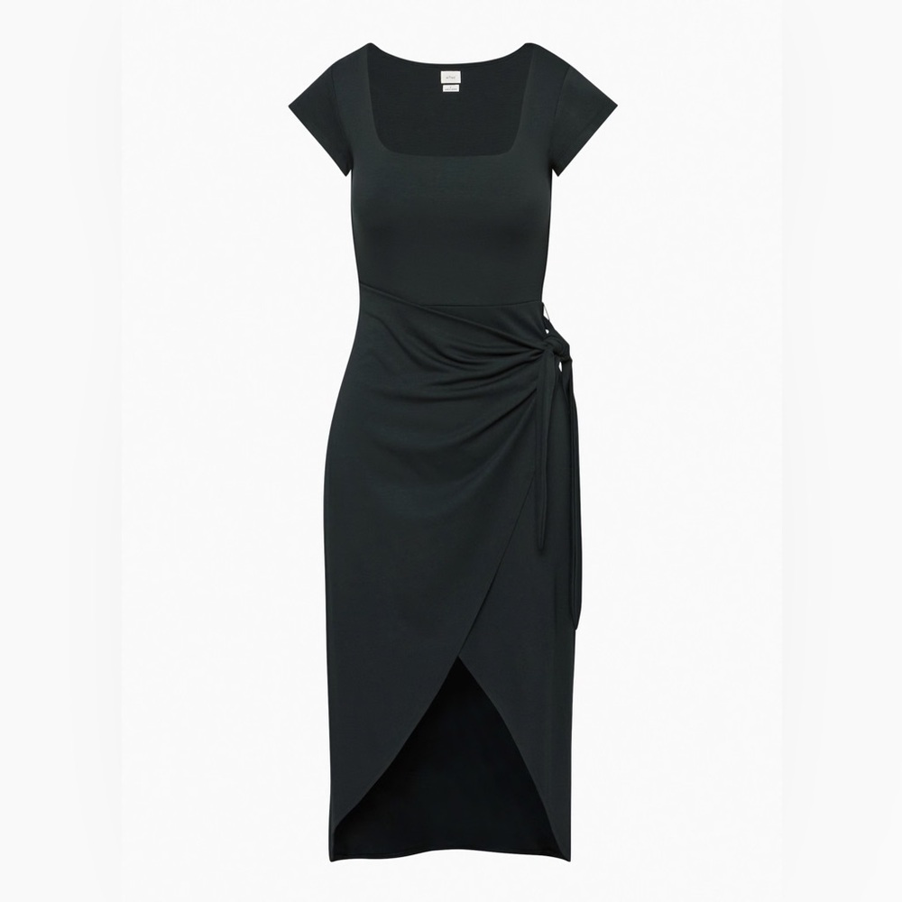 Aritzia Wilfred Saturn Short Sleeve Midi Dress